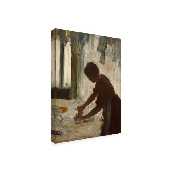 Edgar Degas 'A Woman Ironing' Canvas Art,35x47